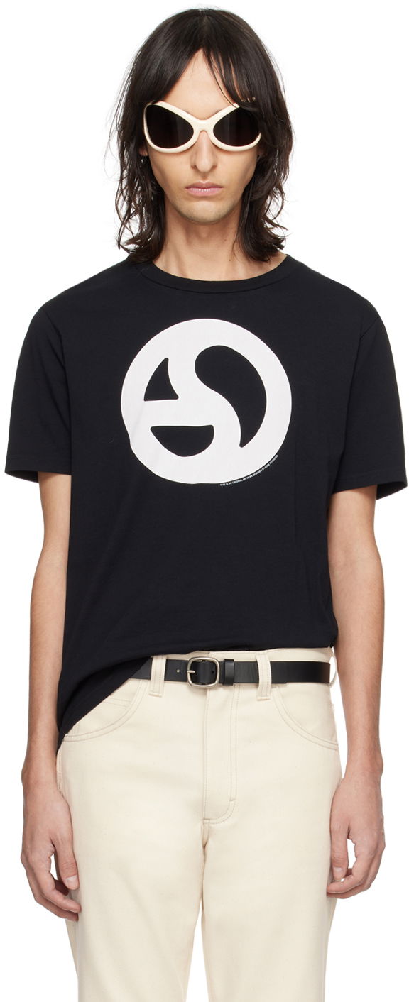 Majica kratkih rukava Acne Studios Graphic T-Shirt Crna | CL0265-