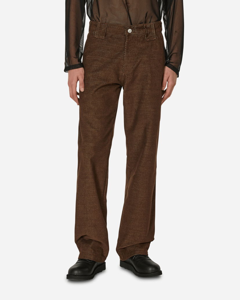 Hlače AFFXWRKS Advance Pants Rust Brown Smeđa | SS24TR07 RUBR