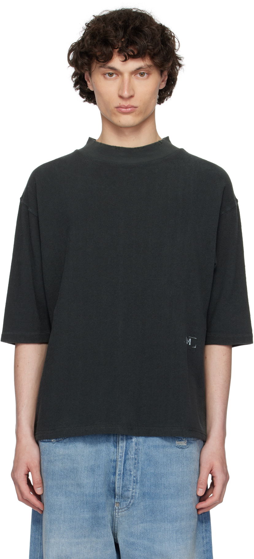 Majica kratkih rukava Maison Margiela Maison Margiela Stamp Logo T-Shirt Siva | S50GC0713 M20057