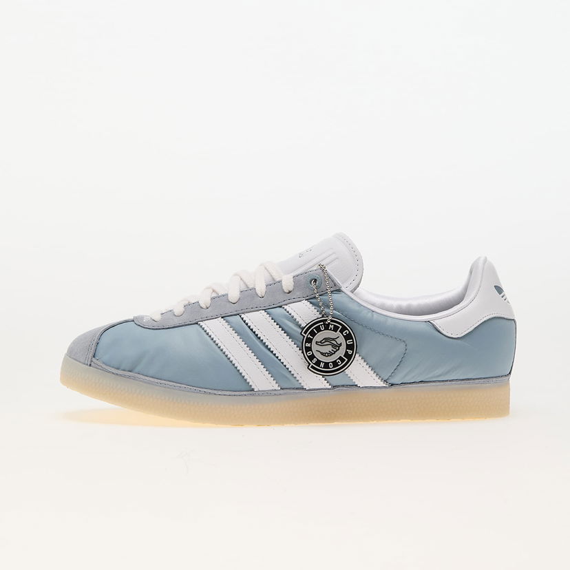 Tenisice i cipele adidas Originals Footpatrol x Gazelle Light Grey/ Ftw White/ Easy Yellow Plava | IG4524