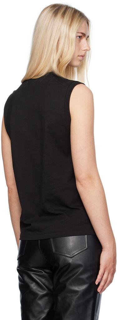 Majica bez rukava TOTEME TOTEME Relaxed Sleeveless Tank Top Crna | 243-WRT0345-FB0093, 2