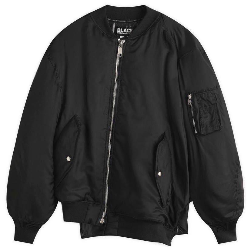 Bomber jakna Comme des Garçons Asymetric Bomber Jacket Crna | 1O-J016-052-1