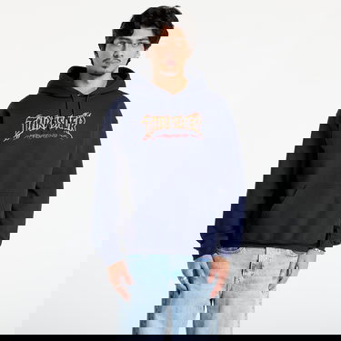 Dukserice Thrasher Cracked by Exteenager Hoodie Tamnoplava | 145776, 0