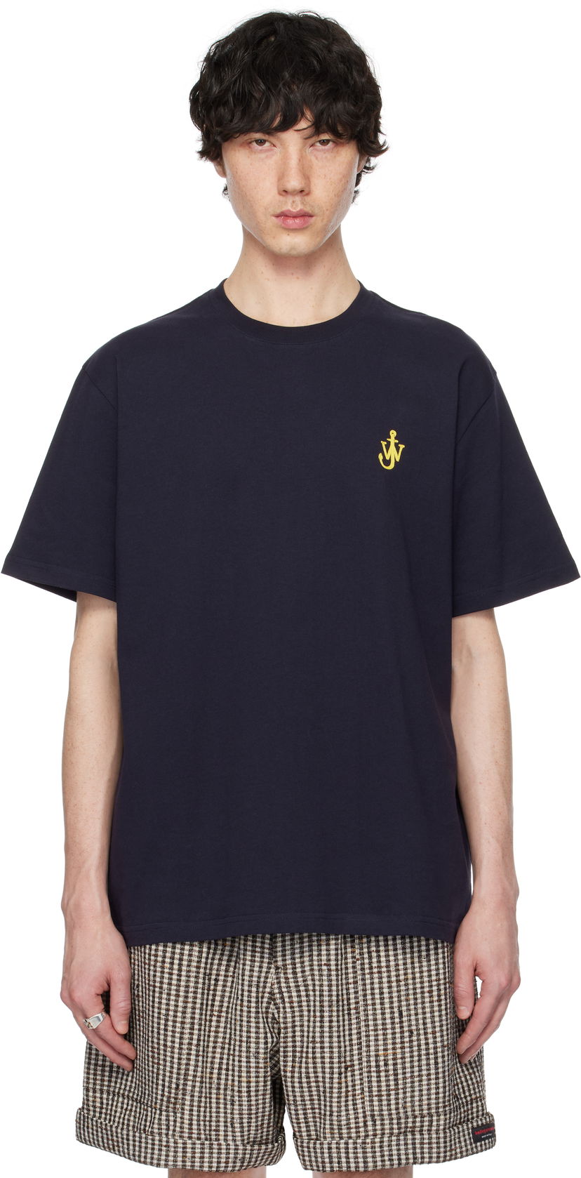 Majica kratkih rukava JW Anderson JW Anderson Anchor T-Shirt Tamnoplava | JT0257-PG1510