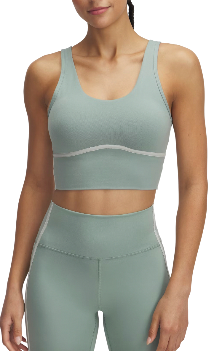 Crop top Under Armour Meridian Piped Crop Tank Zelena | 6003529-348, 0