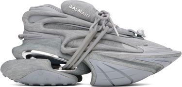 Tenisice i cipele Balmain Balmain Unicorn Low Fleece Print Siva | EM1VJ309KFCT, 0
