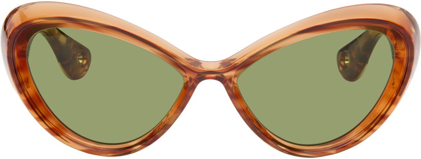 Sunčane naočale Jean Paul Gaultier Jean Paul Gaultier 'The Parisian Cat' Sunglasses Smeđa | 25/03-U-EY001-X059-18