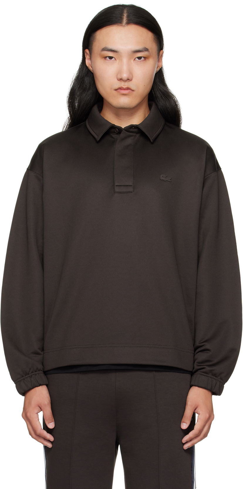 Polo majica Lacoste Lacoste Tier 0-1 Polo Shirt Smeđa | SH5887_SKB