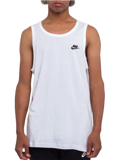 Majica bez rukava Nike Sportswear Club Bijela | bq1260-100