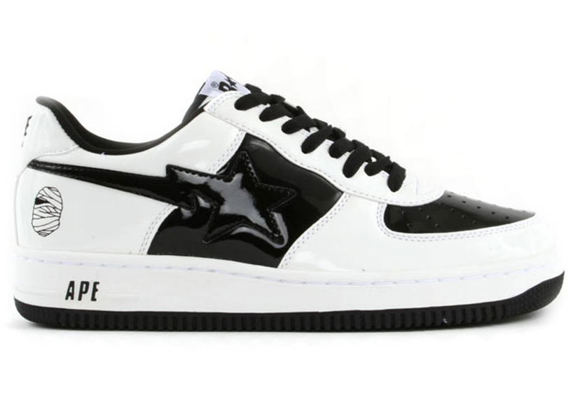 Tenisice i cipele BAPE A Bathing Ape Bape Sta Low Halloween Mummy Bijela | FS-001 713