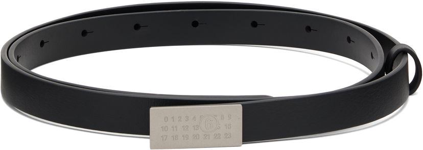 Pojasevi Maison Margiela MM6 Maison Margiela Numeric Belt Crna | SA5TP0011 P8326