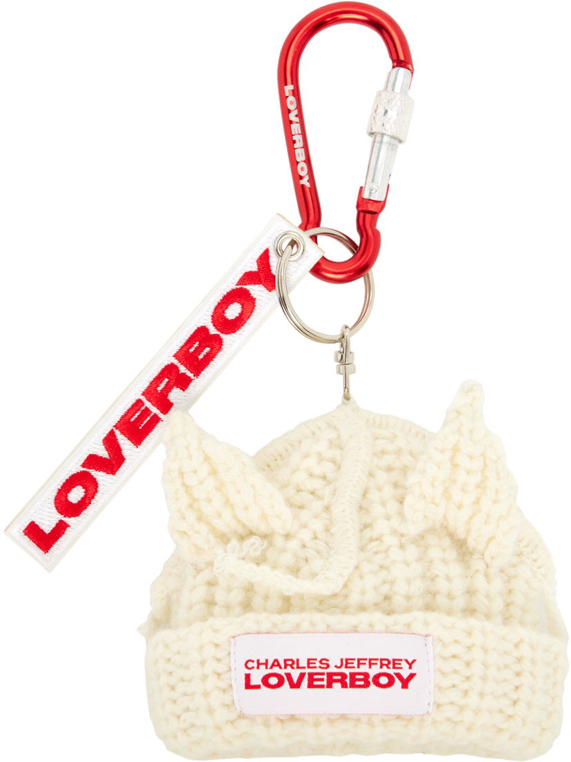 Privjesci za ključeve Charles Jeffrey Loverboy Jeffrey Loverboy Chunky Ears Beanie Keychain Crvena | 044141002