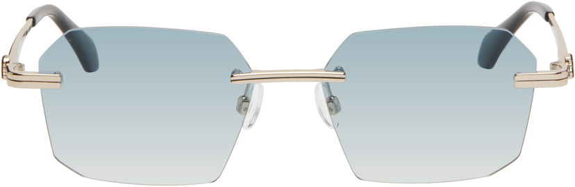 Sunčane naočale Palm Angels Palm Angels Quartz Sunglasses Plava | PERI10GS25MET0017644