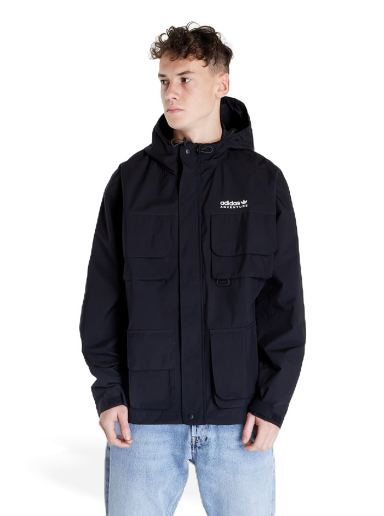 Pernata jakna adidas Originals Adventure Map Jacket Crna | HK4996