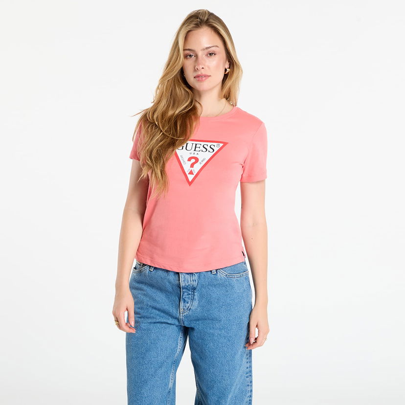 Majica kratkih rukava GUESS GUESS Original Tee T-Shirt Ružičasta | W1YI1BI3Z14-A60R