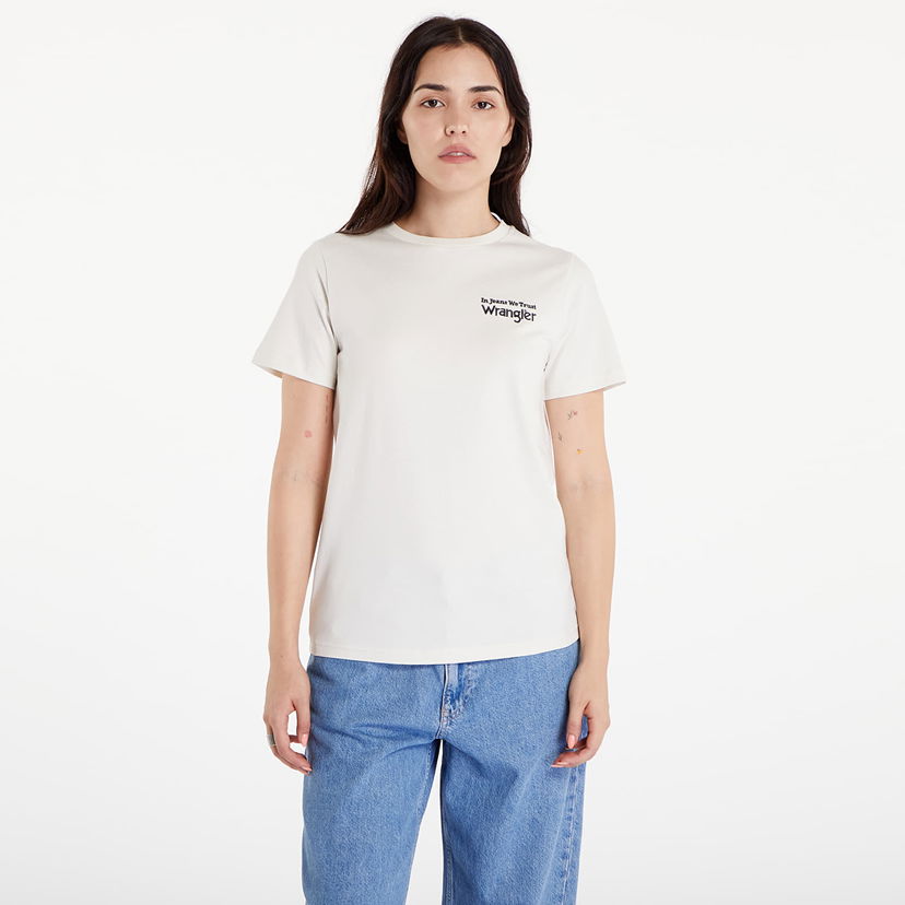 Majica kratkih rukava Wrangler Graphic Tee Vintage White Bijela | 112356428