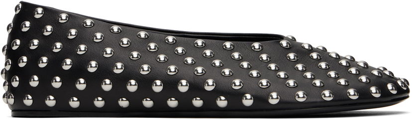 Tenisice i cipele Jil Sander Jil Sander Studded Leather Ballerina Flats Crna | J15WZ0026_P8173