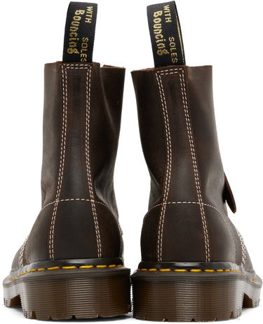 Tenisice i cipele Dr. Martens 1460 Wax Commander Boot Sneakers in Rustric Brown Smeđa | 31859749, 2
