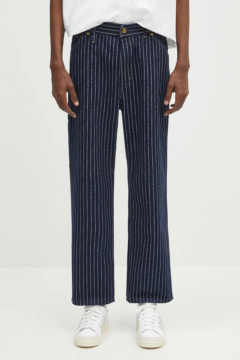Hlače Human Made Human Made Wabash Denim Work Pants Tamnoplava | HM29PT005