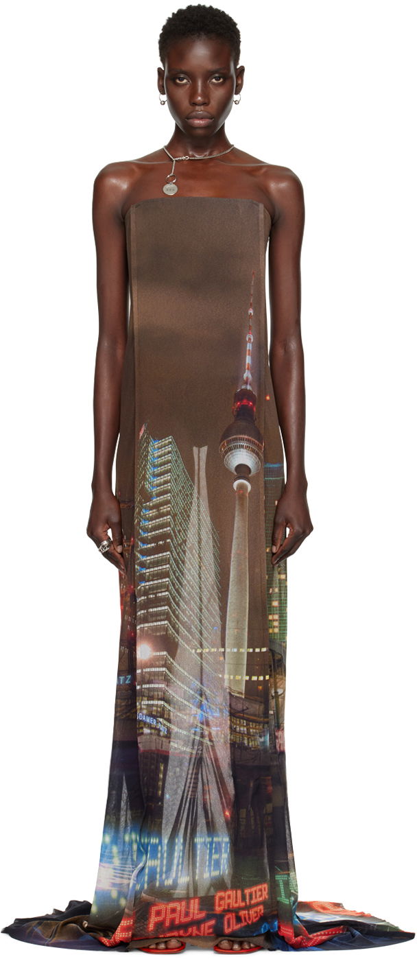 Haljina Jean Paul Gaultier Shayne Oliver Edition Maxi Dress Višebojno | 24/27-F-RO181-T551-60405030