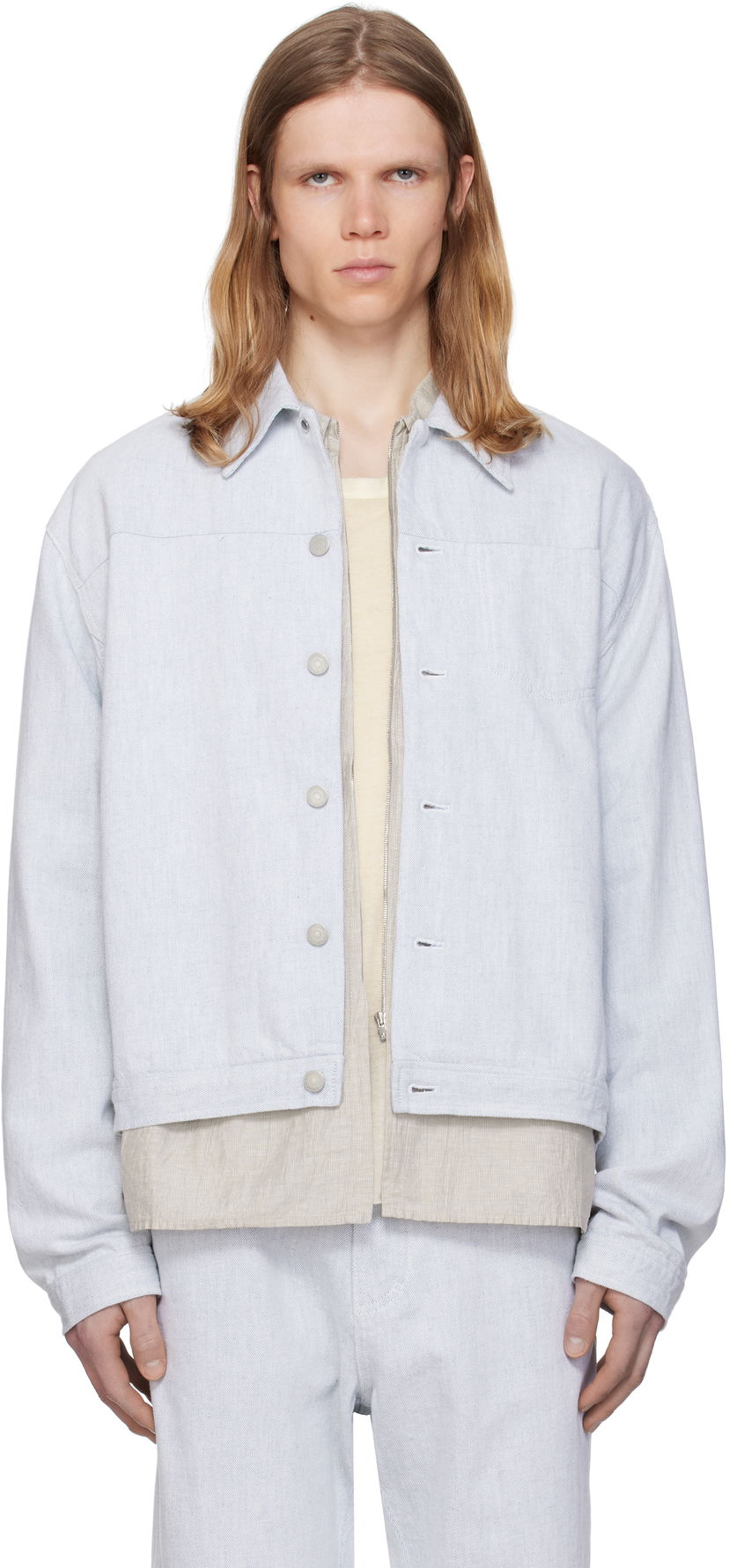 Jakna Post Archive Faction (PAF) PAF 8.0 Right Denim Jacket Plava | 8.0 ODJR-LG