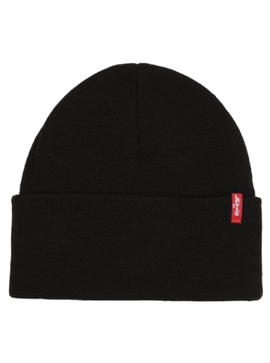 Kapica Levi's Slouchy Red Tab Beanie Crna | 77138-0889