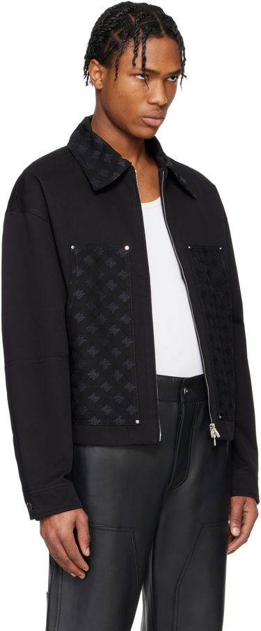 Jakna AMIRI AMIRI MA Quad Jacquard Work Jacket Crna | AMOUWJ1003, 1