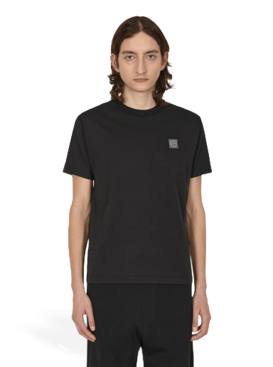 Majica kratkih rukava Stone Island Garment Dyed Logo T-Shirt Crna | MO101523757 A0029
