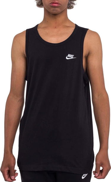 Majica bez rukava Nike Sportswear Club Crna | bq1260-010, 0