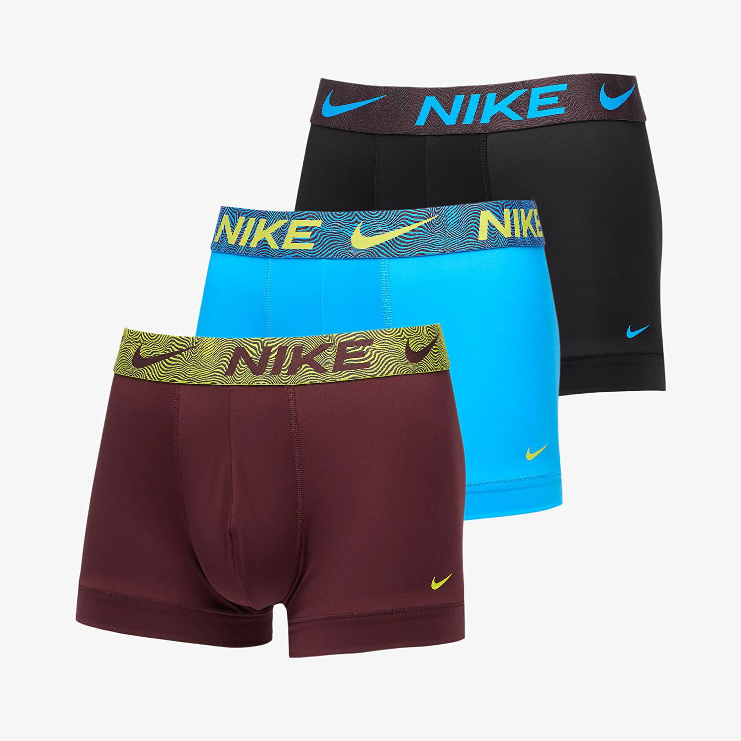 Bokserice Nike Dri-FIT Trunk 3-Pack Višebojno | 0000KE1156-F8A, 0