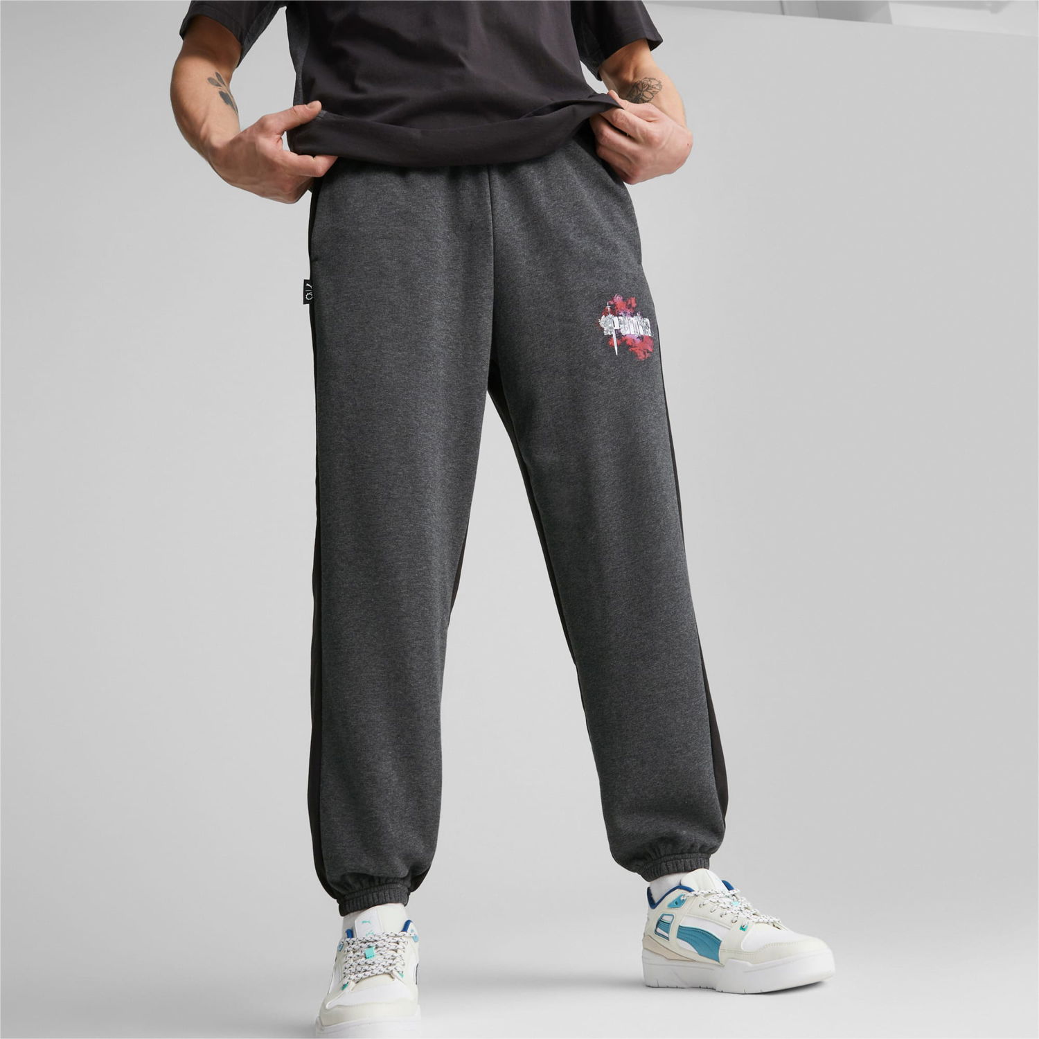 Trenirka Puma X Final Fanstasy XIV Sweatpants Siva | 539041_02, 1