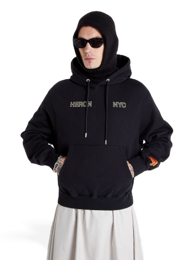 Dukserice HERON PRESTON HP Offroad Hoodie Crna | HMBB024F22JER0011019