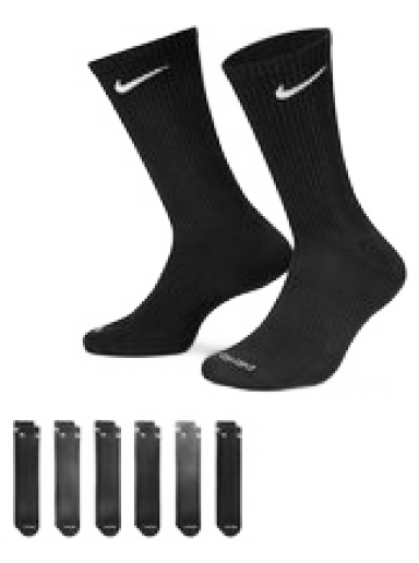 Donje rublje i čarape Nike Everyday Plus Cushioned Training Crew Socks 6-pack Crna | SX6897-010