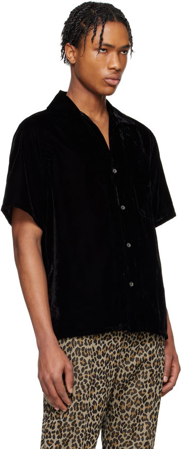 Košulja Needles NEEDLES Italian Collar Velvet Shirt Žuta | QV302, 4