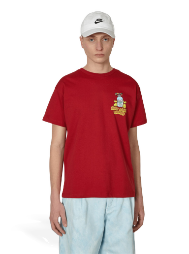 Majica kratkih rukava Sky High Farm Flatbush Printed T-Shirt Crvena | SHF03T002 1