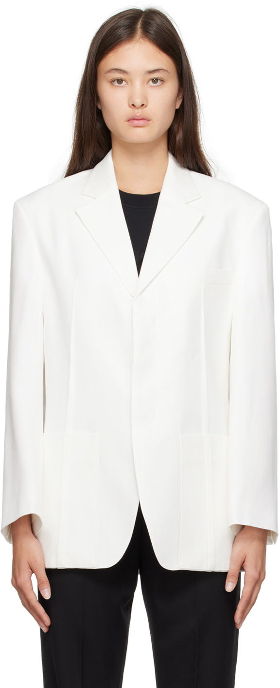 Odjeća Jacquemus Le Chouchou 'La Veste D'Homme' Bijela | 22E213JA101-1359