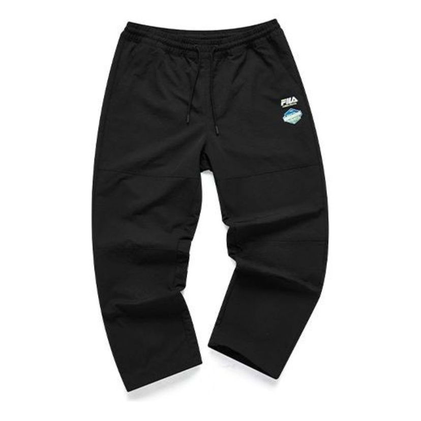Trenirka FILA Fusion Mesh Panel Loose Fit Woven Pants Crna | T11M125801F-BK