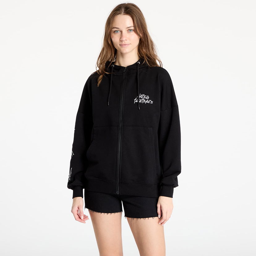 Dukserice Horsefeathers Horsefeathers Sima Zip Hoodie Crna | SW930A