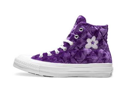 Tenisice i cipele Converse Golf Le Fleur x Chuck 70 Hi "Quilted Velvet Tillandsia Purple" Ljubičasta | 165600C