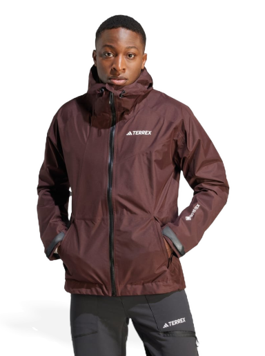Jakna adidas Performance Terrex Xperior GORE-TEX Paclite Rain Tamnocrvena | IB4260