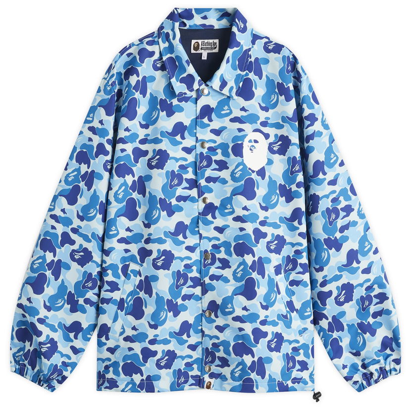 Vjetrovka BAPE A Bathing Ape ABC Camo Coach Jacket, Size L Plava | 001LJL301010M-BLUE