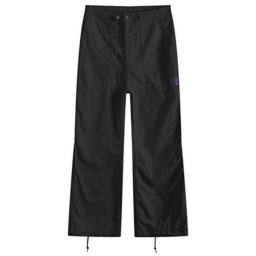 Hlače Needles String Fatigue Crna | OT181-C