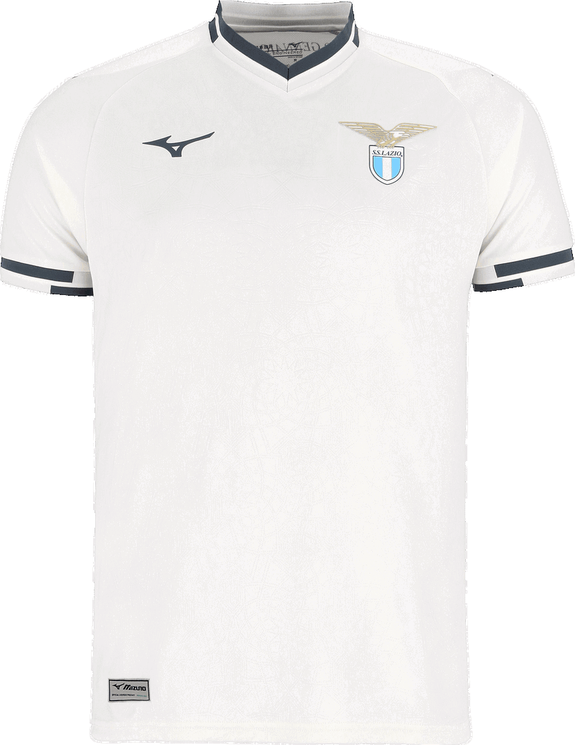 Dres Mizuno Mizuno Lazio Roma Away Jersey 2025/26 Bijela | p2gacx08-07
