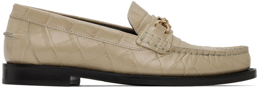Dodaci Versace Versace Medusa '95 Croc-Effect Loafers Bež | 1012123_1A08910_1KD4V