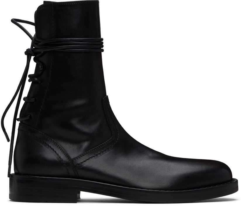 Odjeća Ann Demeulemeester Ann Demeulemeester Heiko Leather Boots Crna | CO02-M-A40-LT047-099