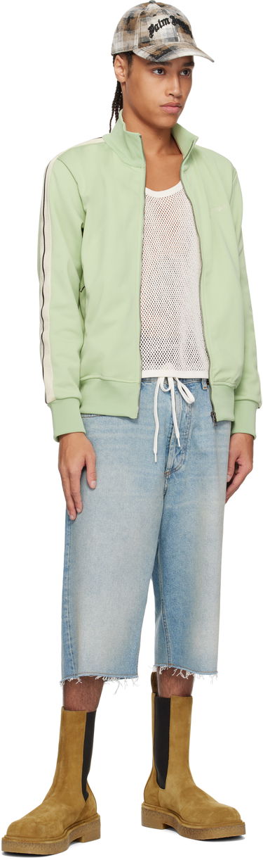 Bomber jakna Palm Angels Palm Angels Embroidered Logo Track Jacket Zelena | PMBD058S25FAB0015303, 3