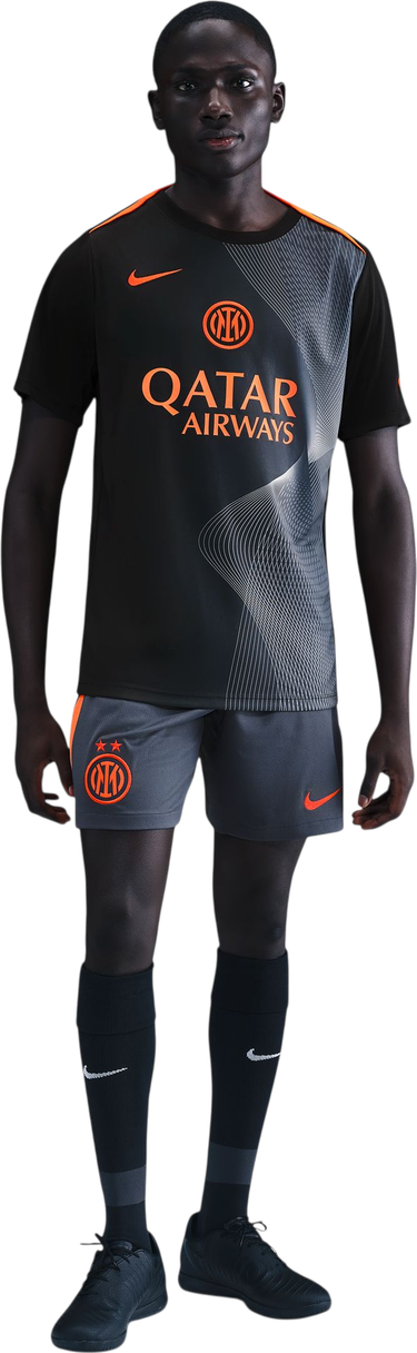 Majica kratkih rukava Nike Dri-FIT Inter Milan Pre-Match T-Shirt 2025/26 Crna | hm3441-010, 2
