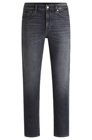 Jeans BOSS Slim-Fit Soft-Touch Denim Jeans Siva | 50532606