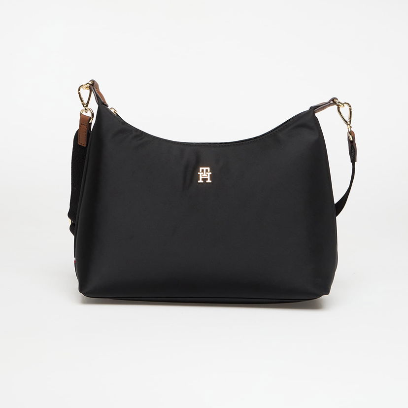 Torba za rame Tommy Hilfiger Tommy Hilfiger Popette Shoulder Bag Crna | AW0AW17937-BDS