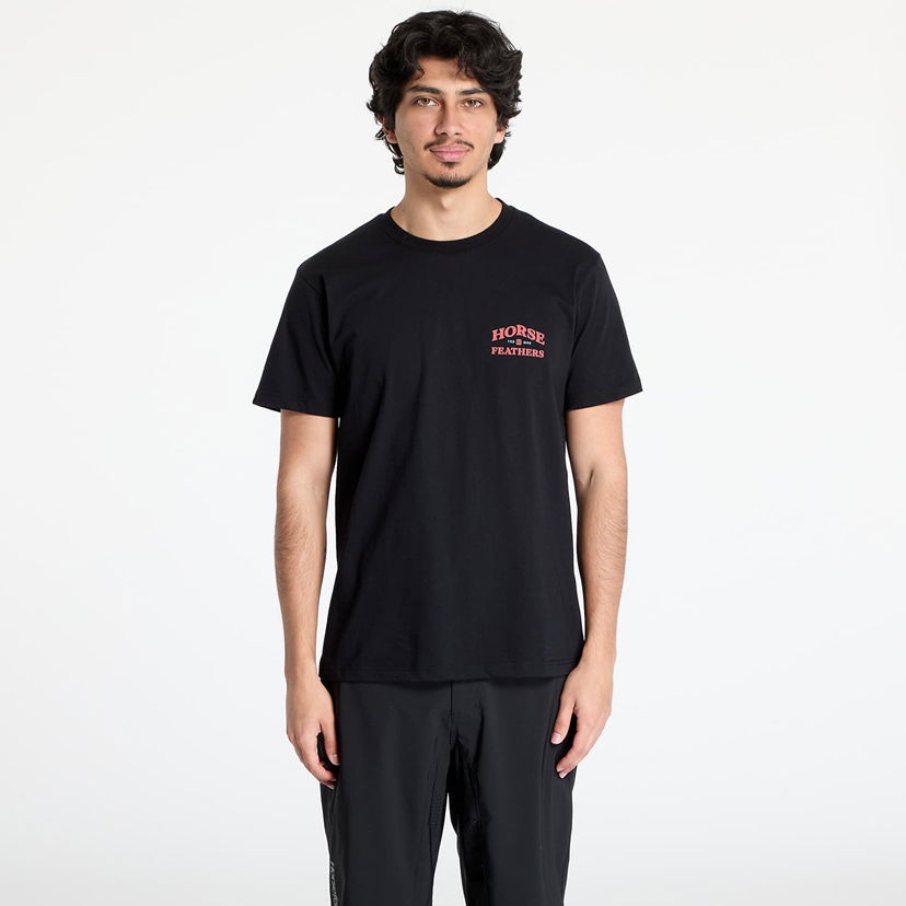 Majica kratkih rukava Horsefeathers Horsefeathers Summit T-Shirt Crna | SM1386B